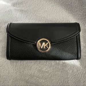 Brand new Micheal Kors flap leather wallet